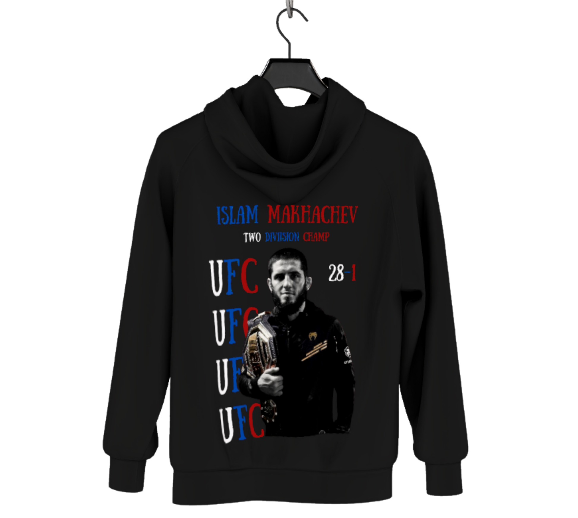 Islam Makhachev Худи Back | Fighting club 