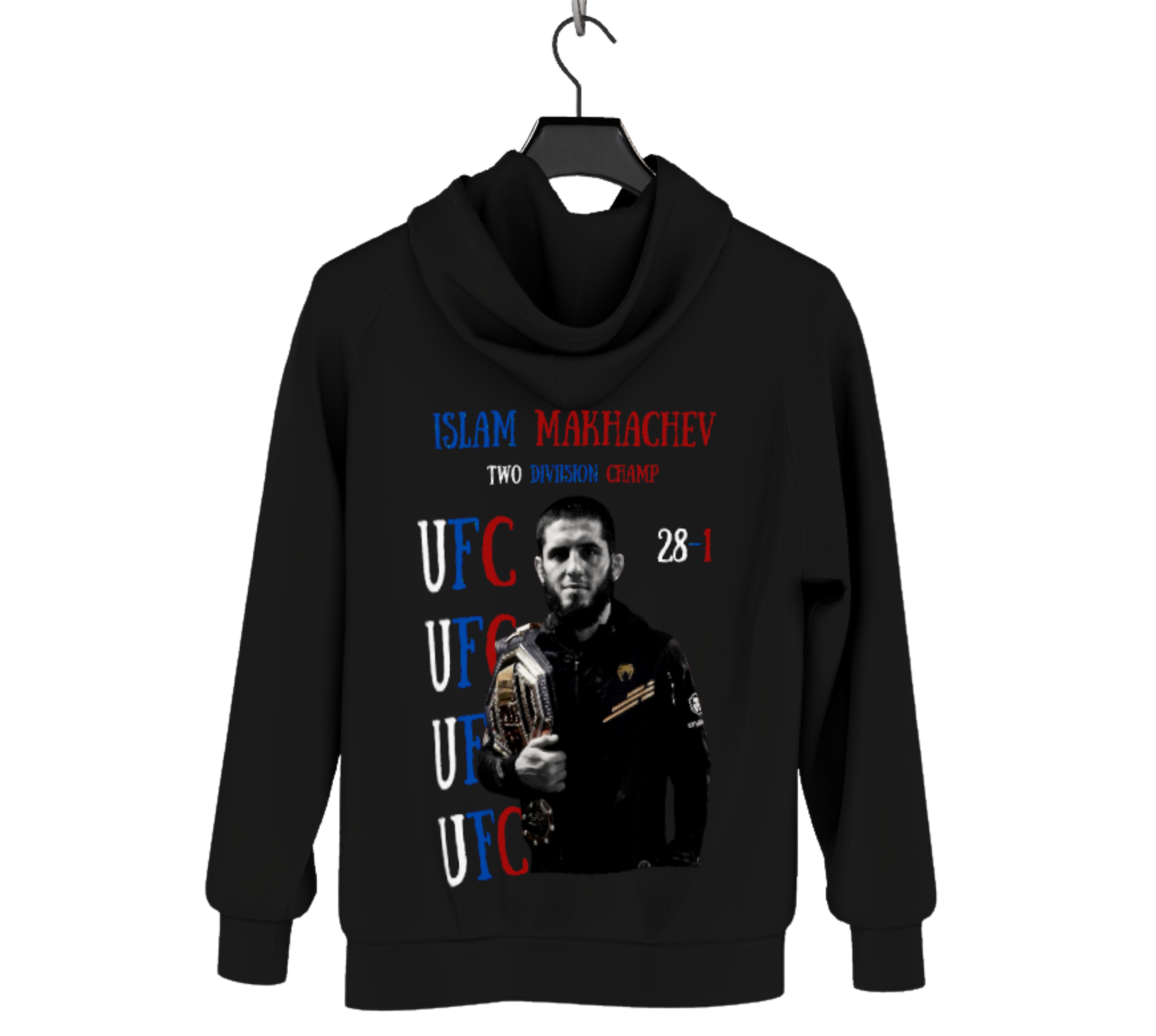 Islam Makhachev Худи Back | Fighting club 