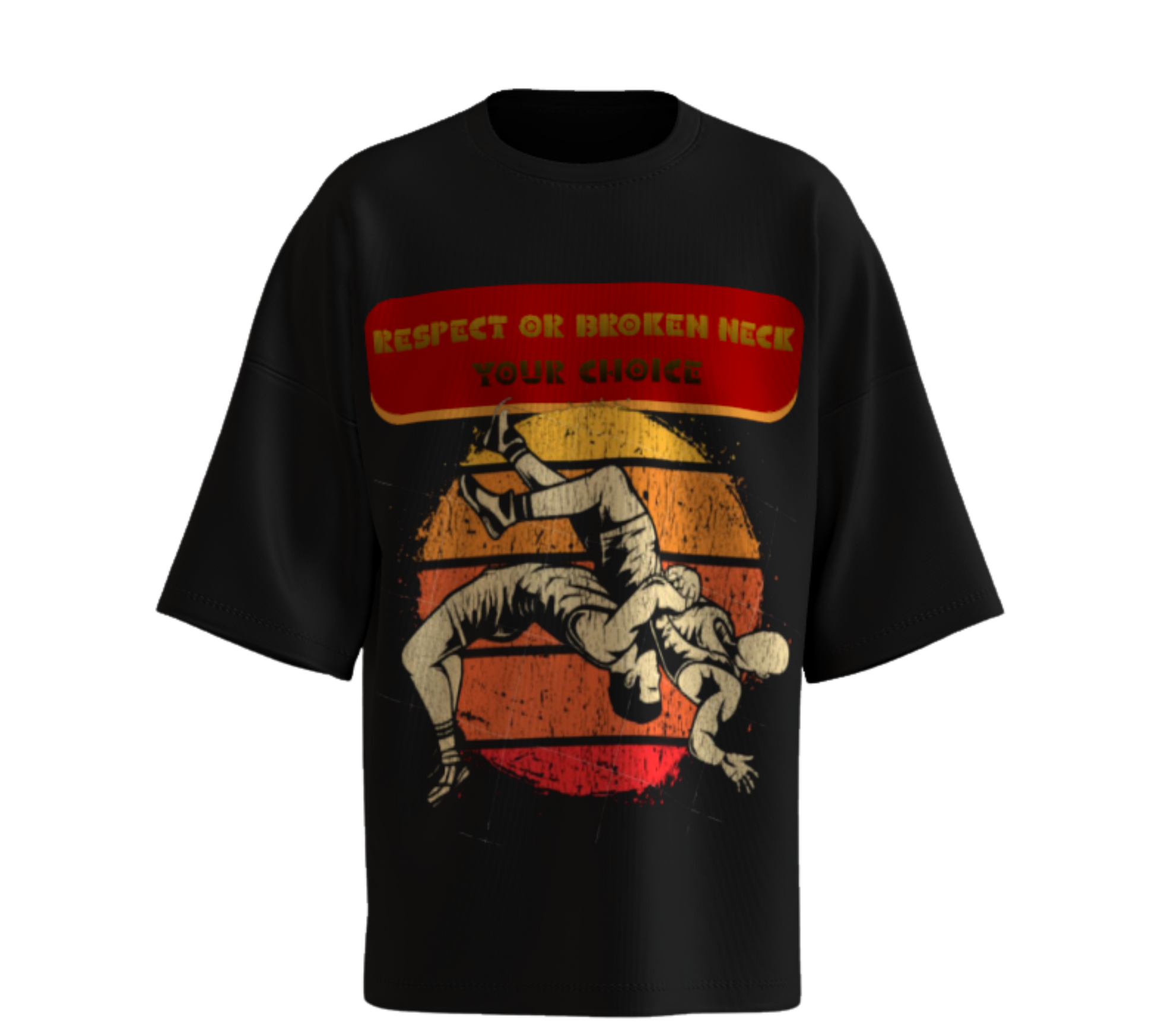 Тениска "Respect or Broken Neck" | Fighting club 