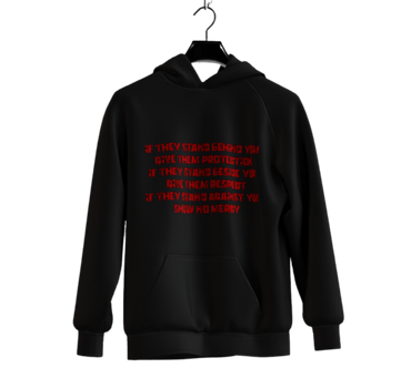 Samurai Худи "No Mercy" Back | Fighting club