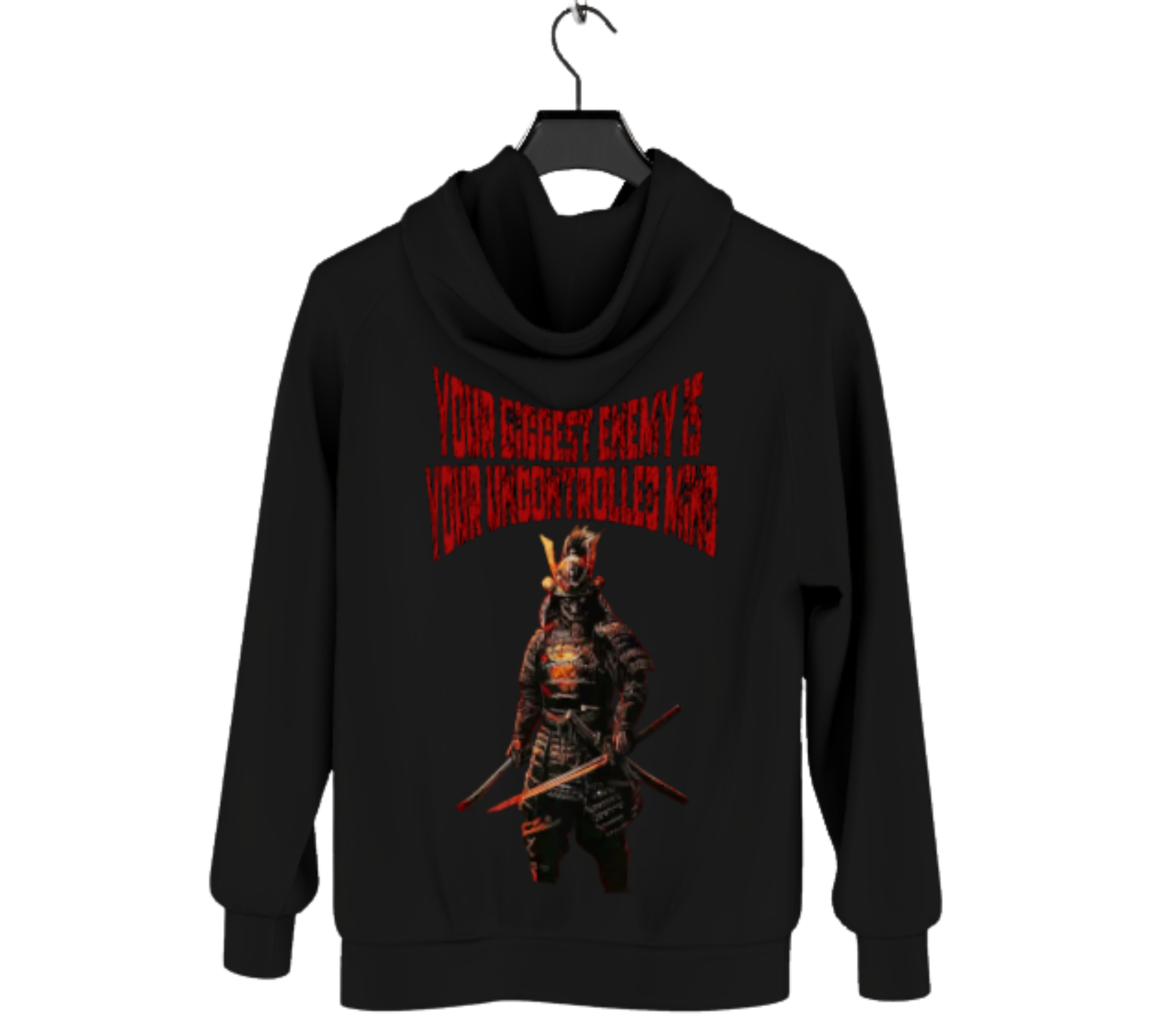 Samurai Худи "No Mercy" Front | Fighting club