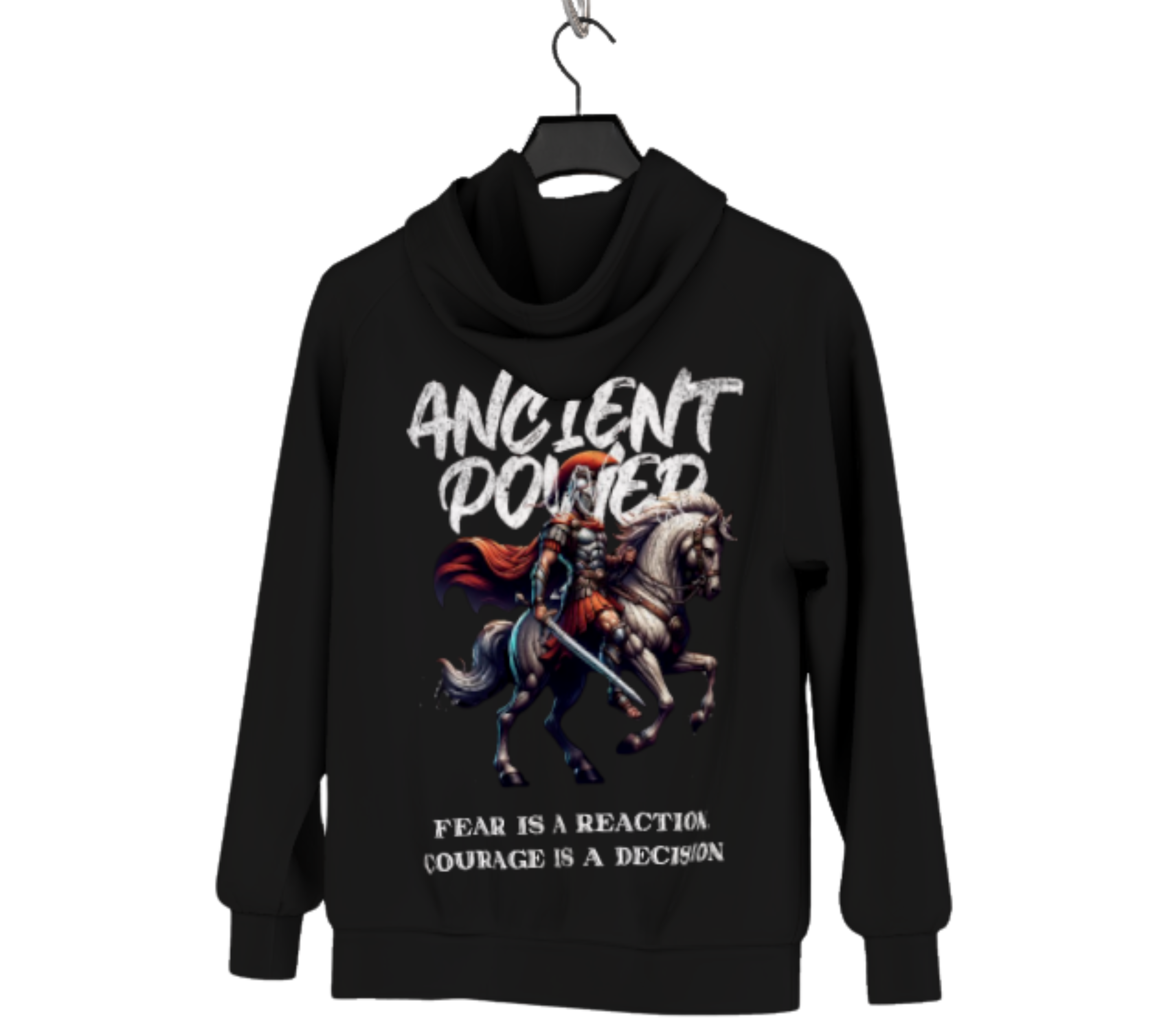 Spartan Худи "Courage" Back | Fighting club